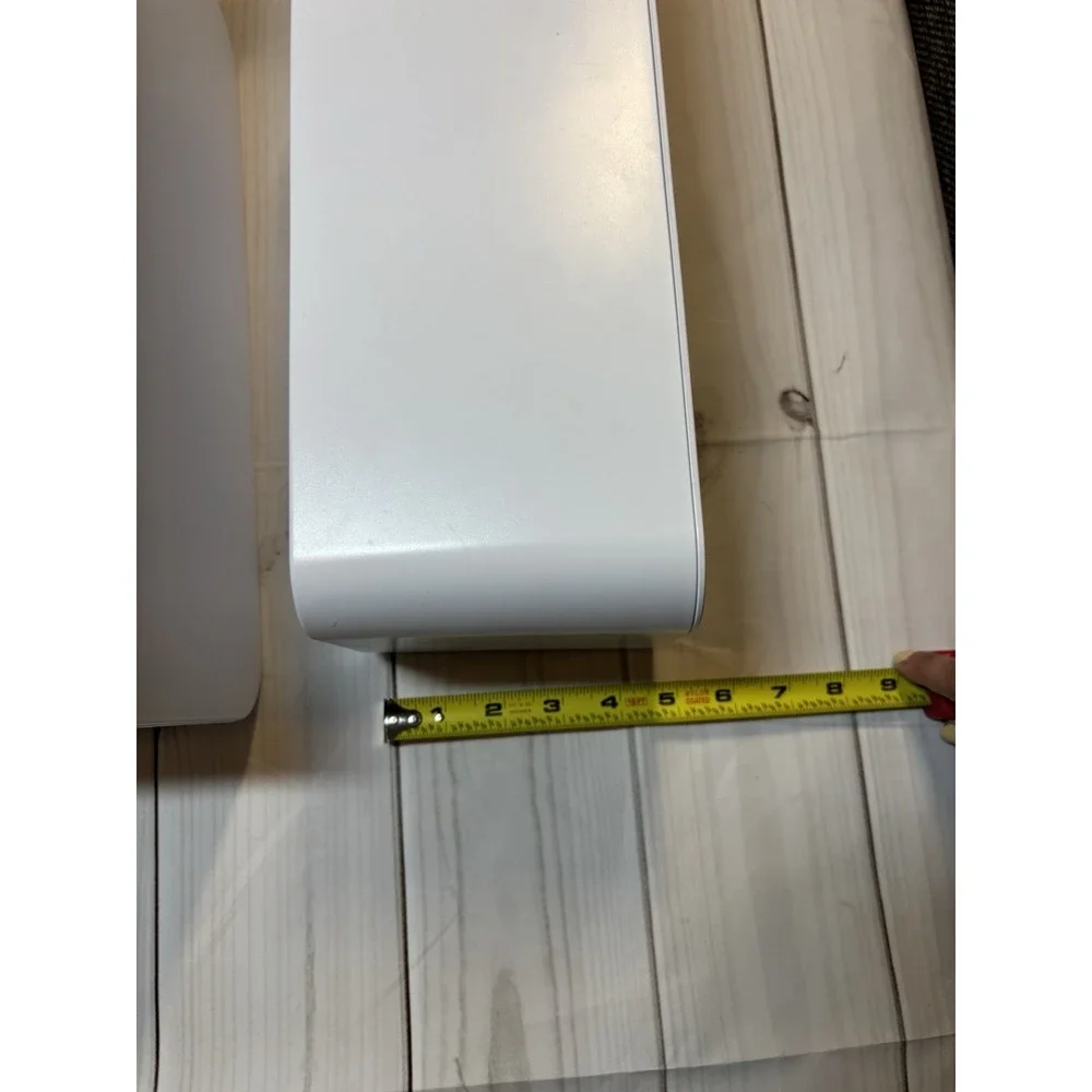 Cable Management Boxes Organizer White Two Pack Stacking Lid Top